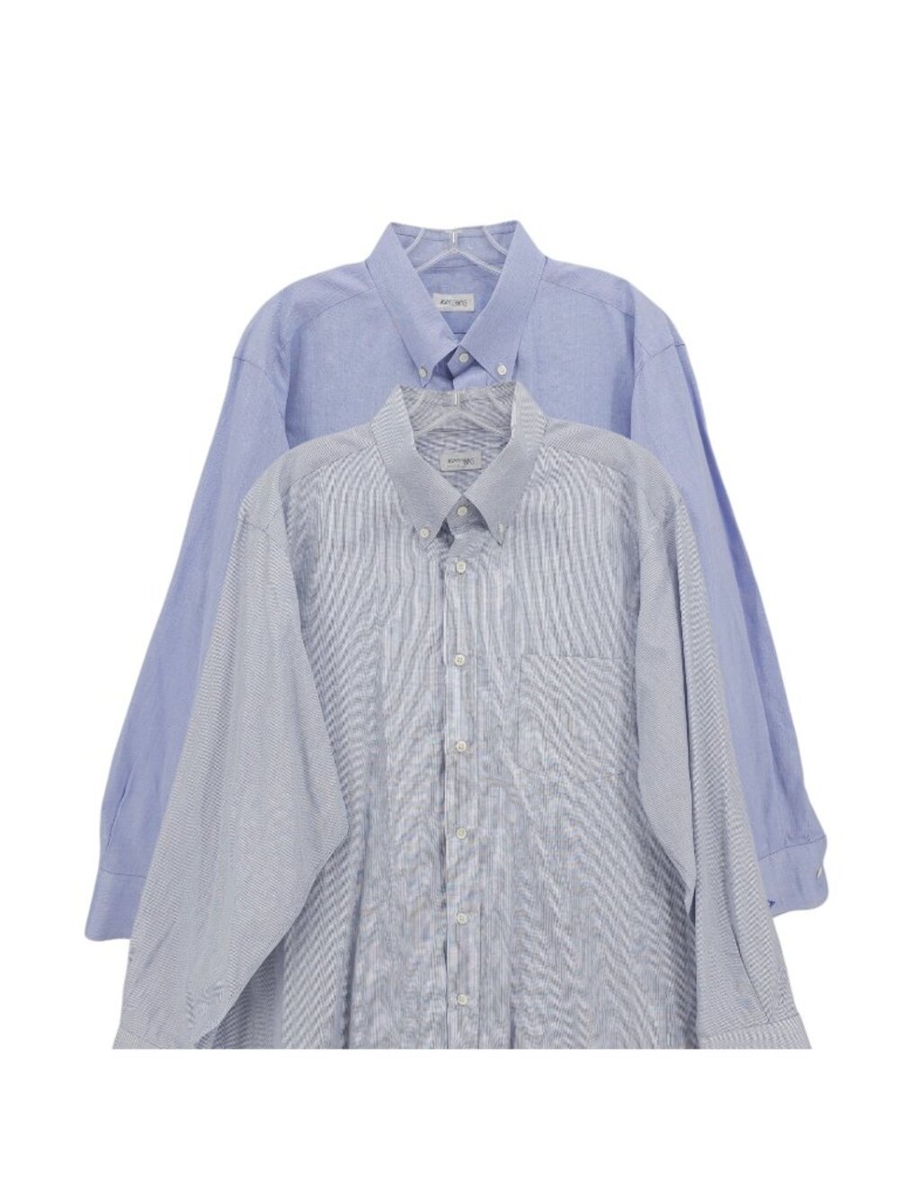 ASCOT CHANG - LOT OF 2 Dress Shirts Thomas Mason Blue Size Neck 17